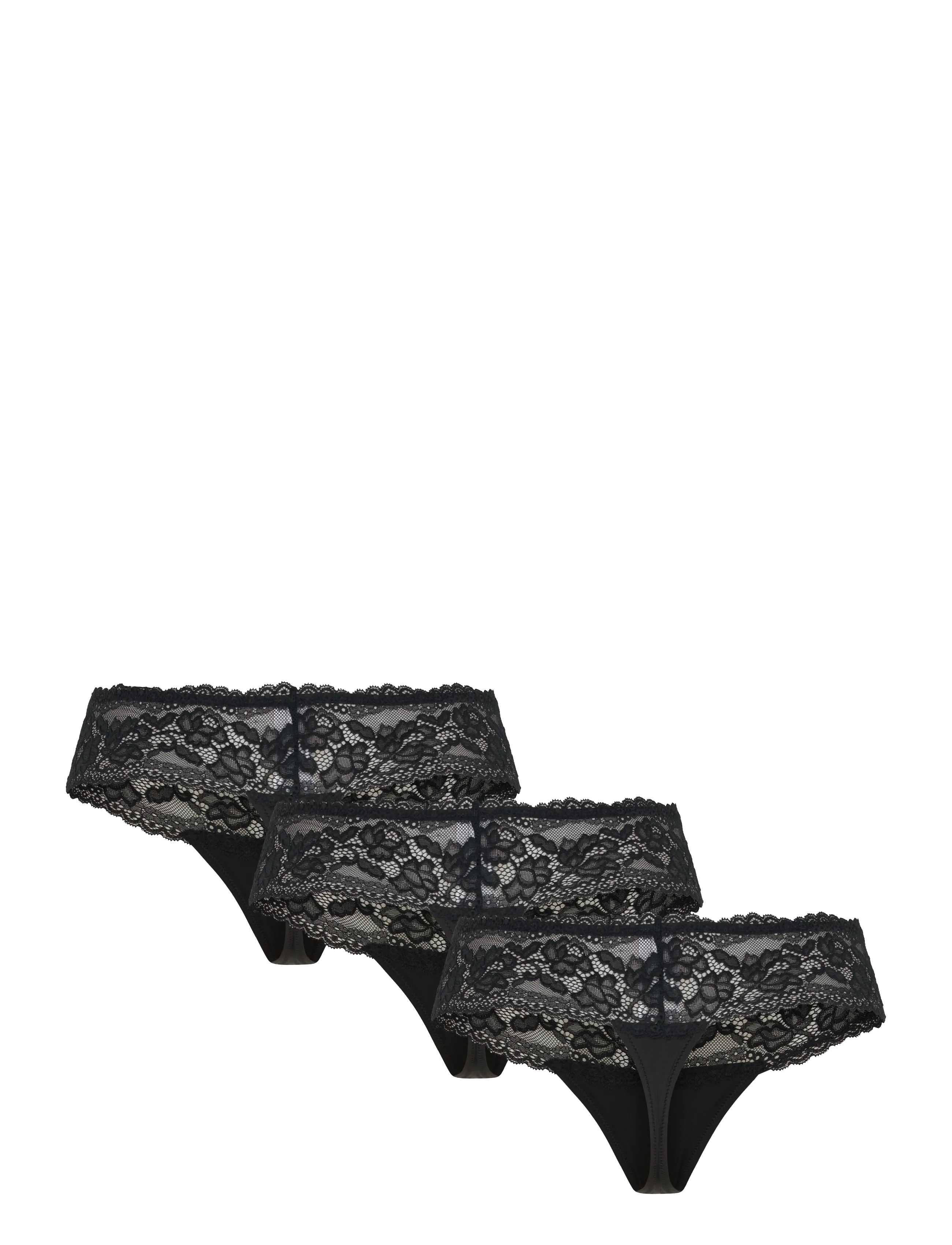 Hunkemöller - Florence 3-pack boxer thongs - brazilian slips - caviar - 5
