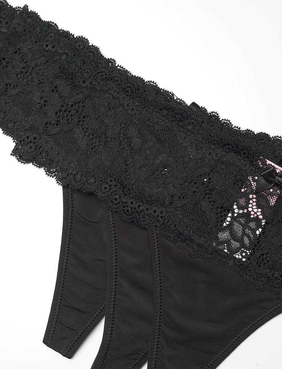 Hunkemöller - Florence 3-pack boxer thongs - brasiilia lõinega aluspüksid - caviar - 4