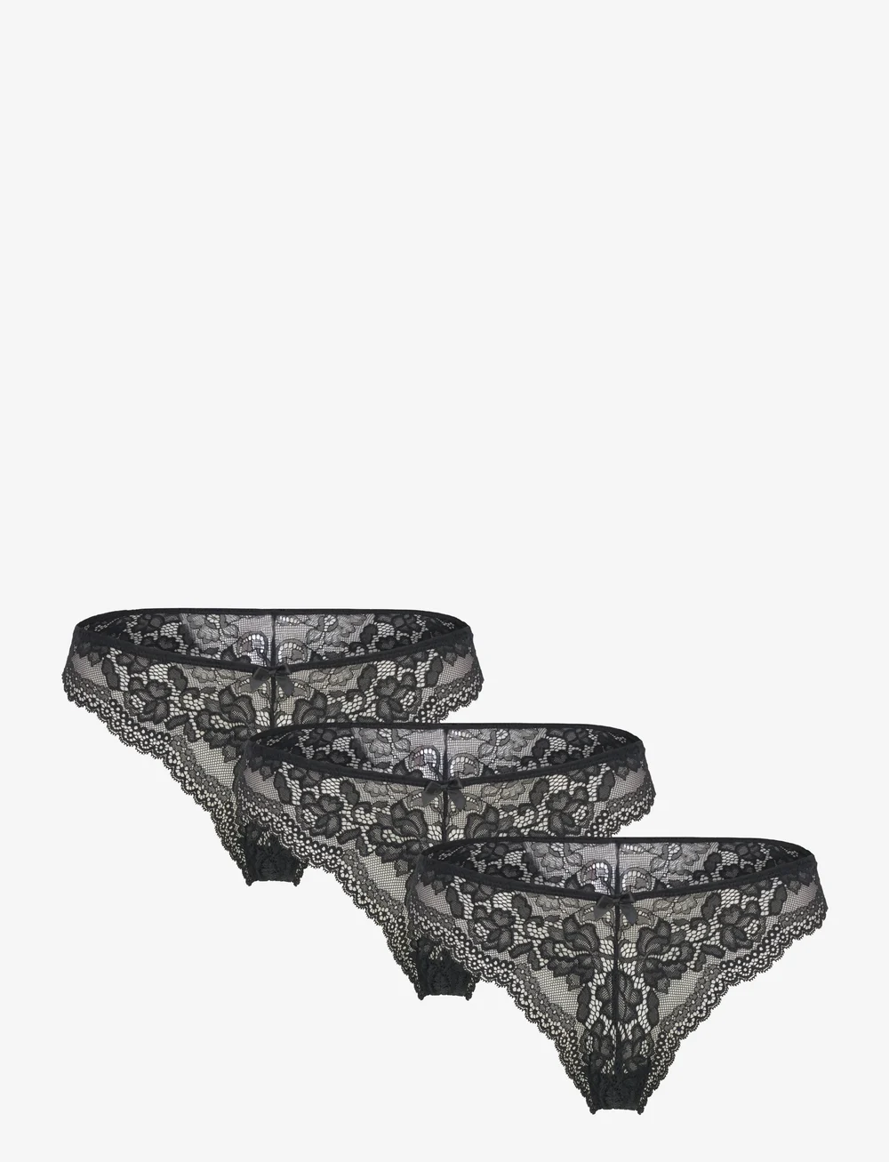 Hunkemöller - 3-pack Chelsea Brazilian - brasiilia stiilis aluspüksid - caviar - 1