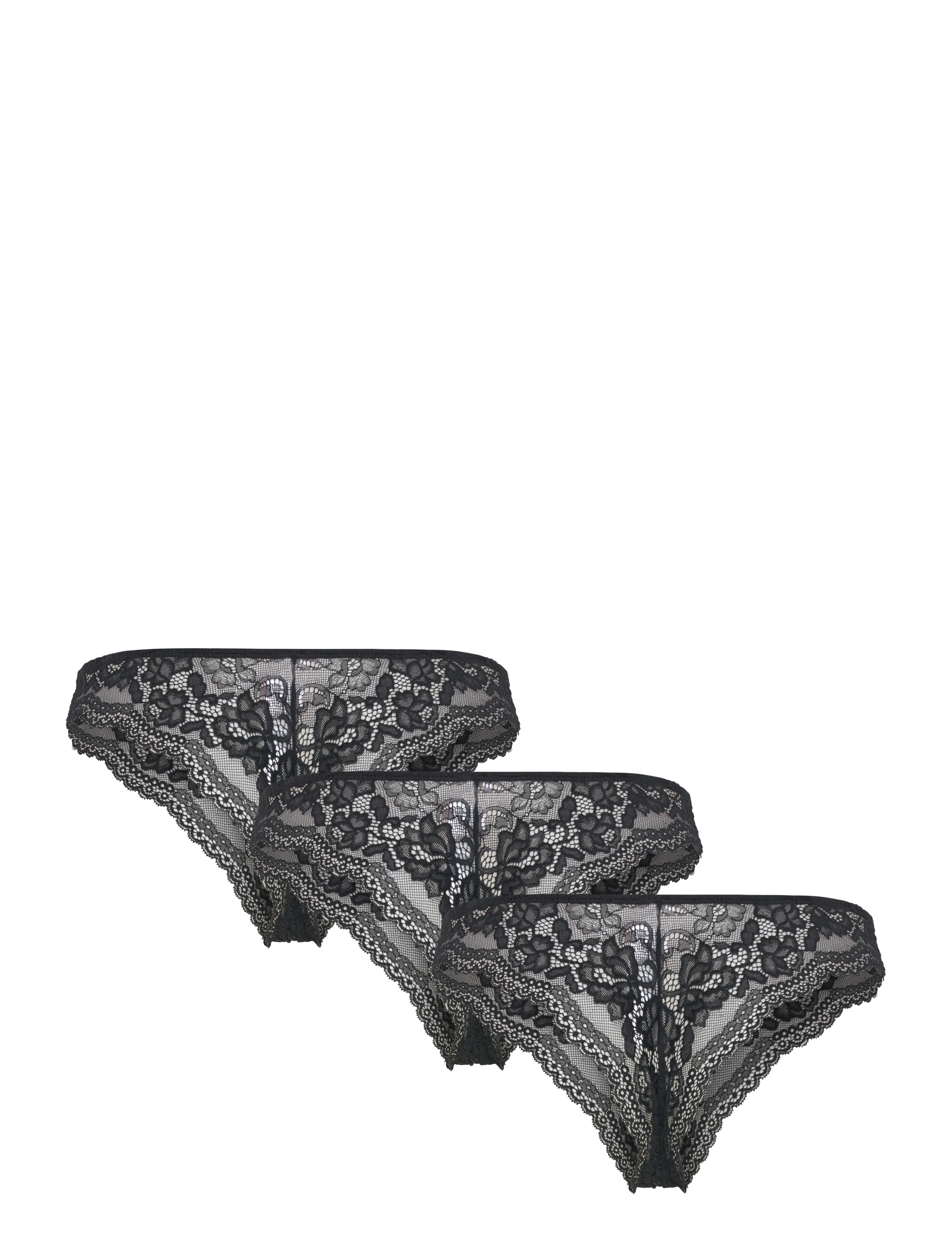 Hunkemöller - 3-pack Chelsea Brazilian - caviar - 5