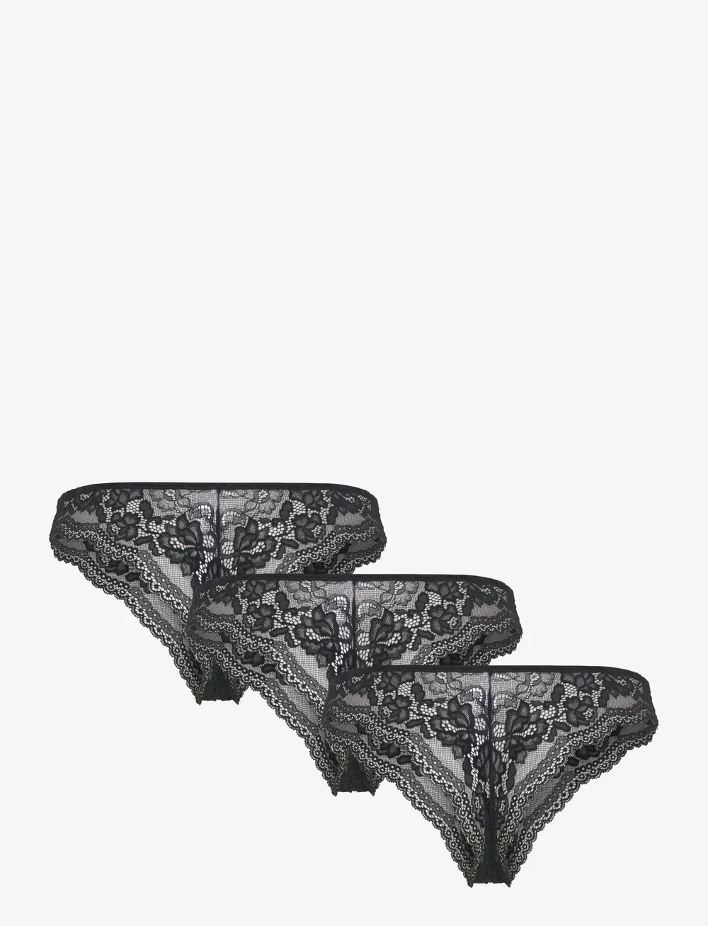 Hunkemöller - 3-pack Chelsea Brazilian - brasiilia stiilis aluspüksid - caviar - 5