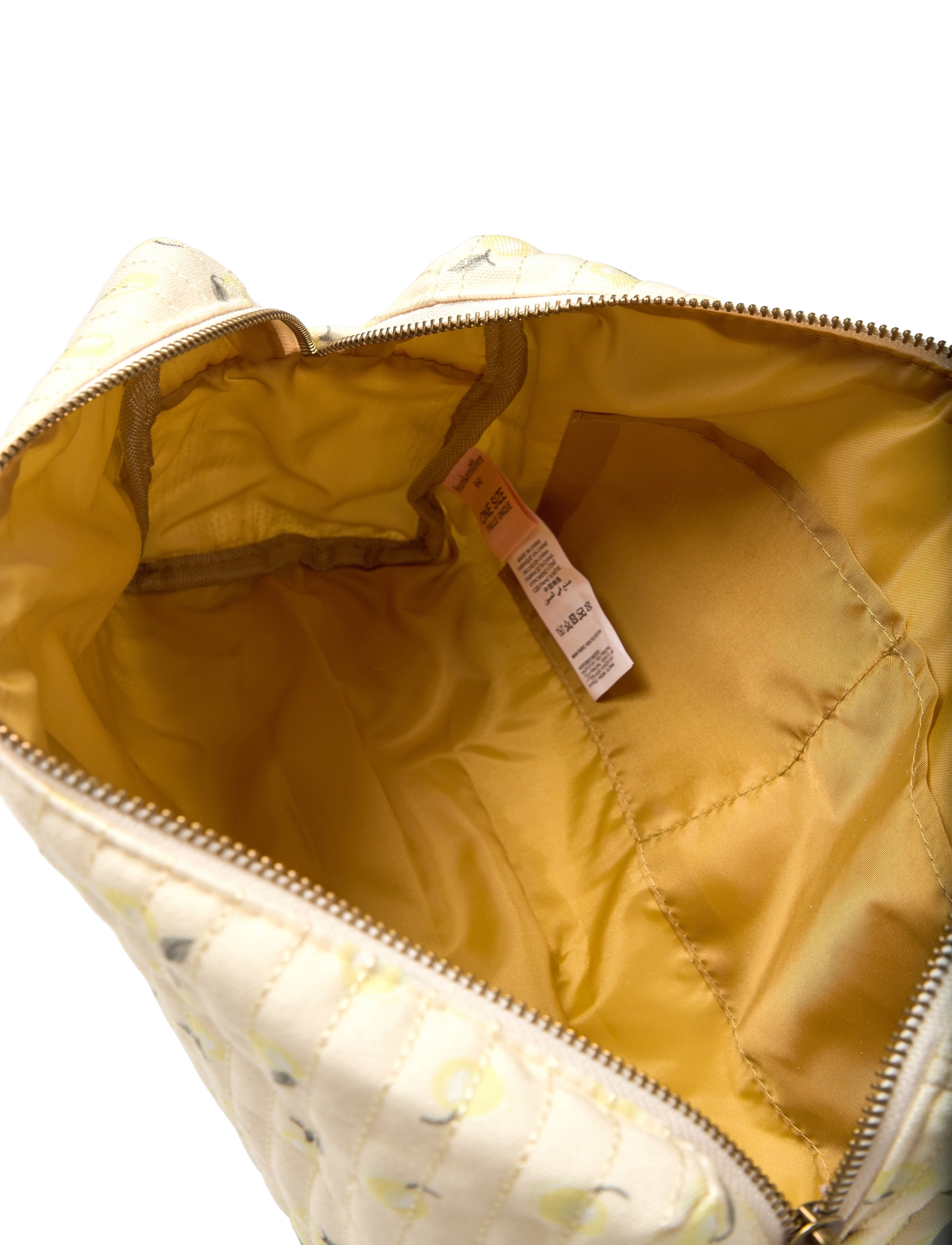Hunkemöller - Lemon Quilted Make up Bag - yellow cream - 4
