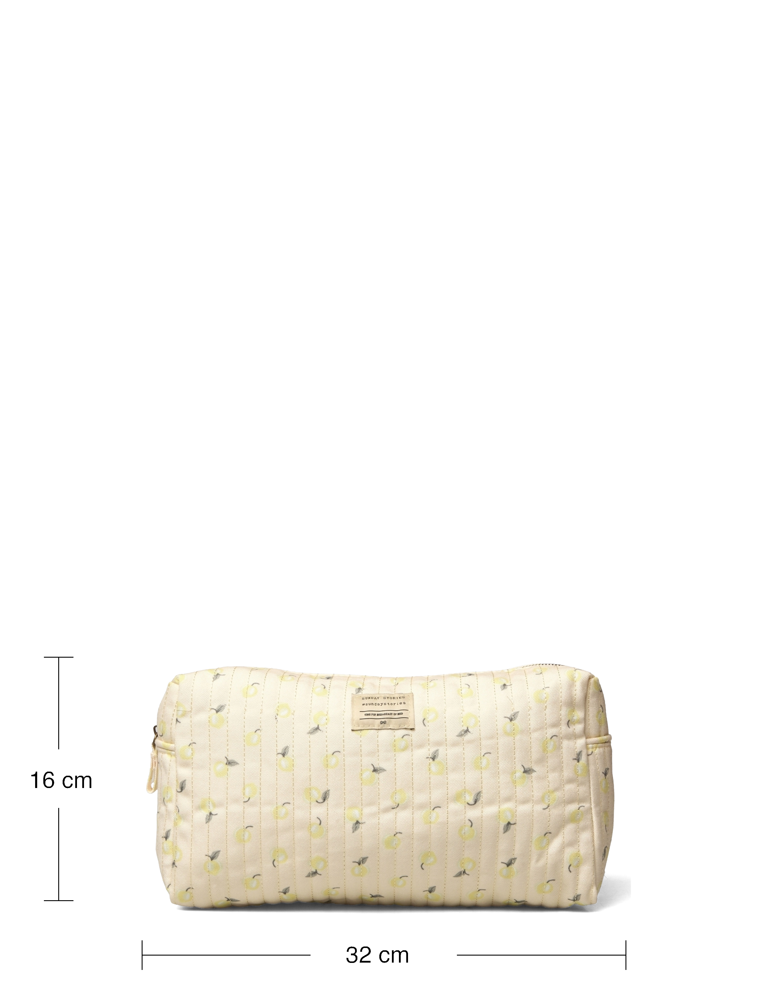Hunkemöller - Lemon Quilted Make up Bag - yellow cream - 5