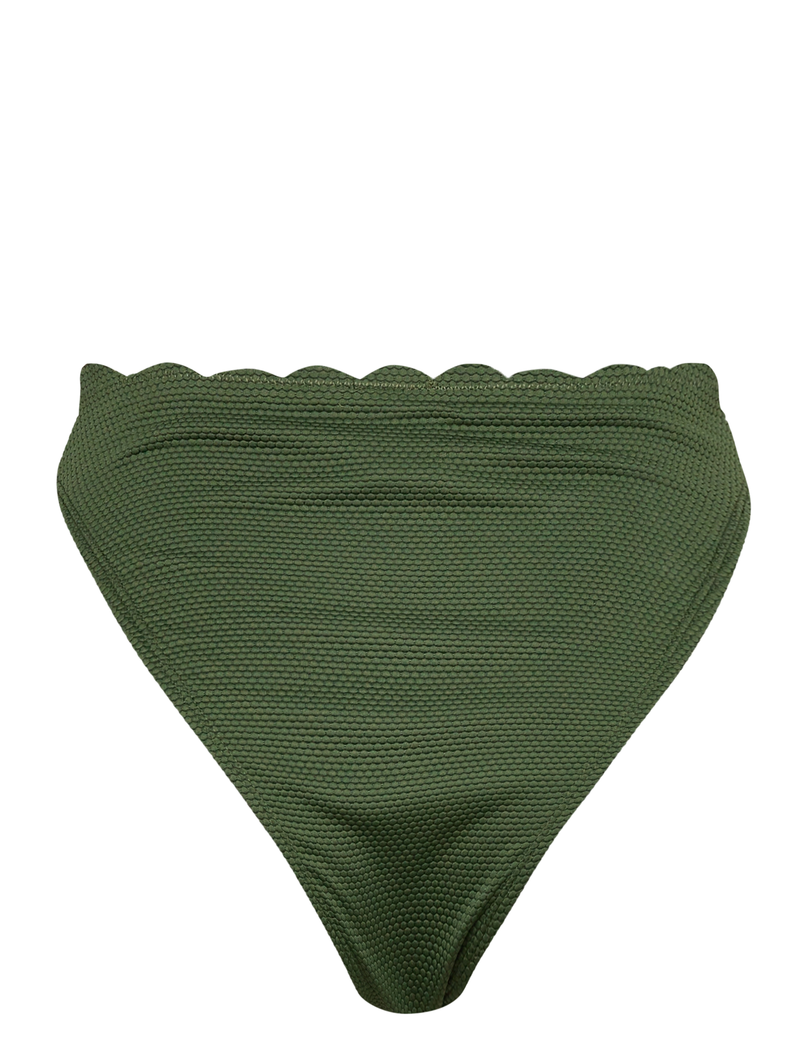 Hunkemöller - Scallop high leg hw - khaki - 1
