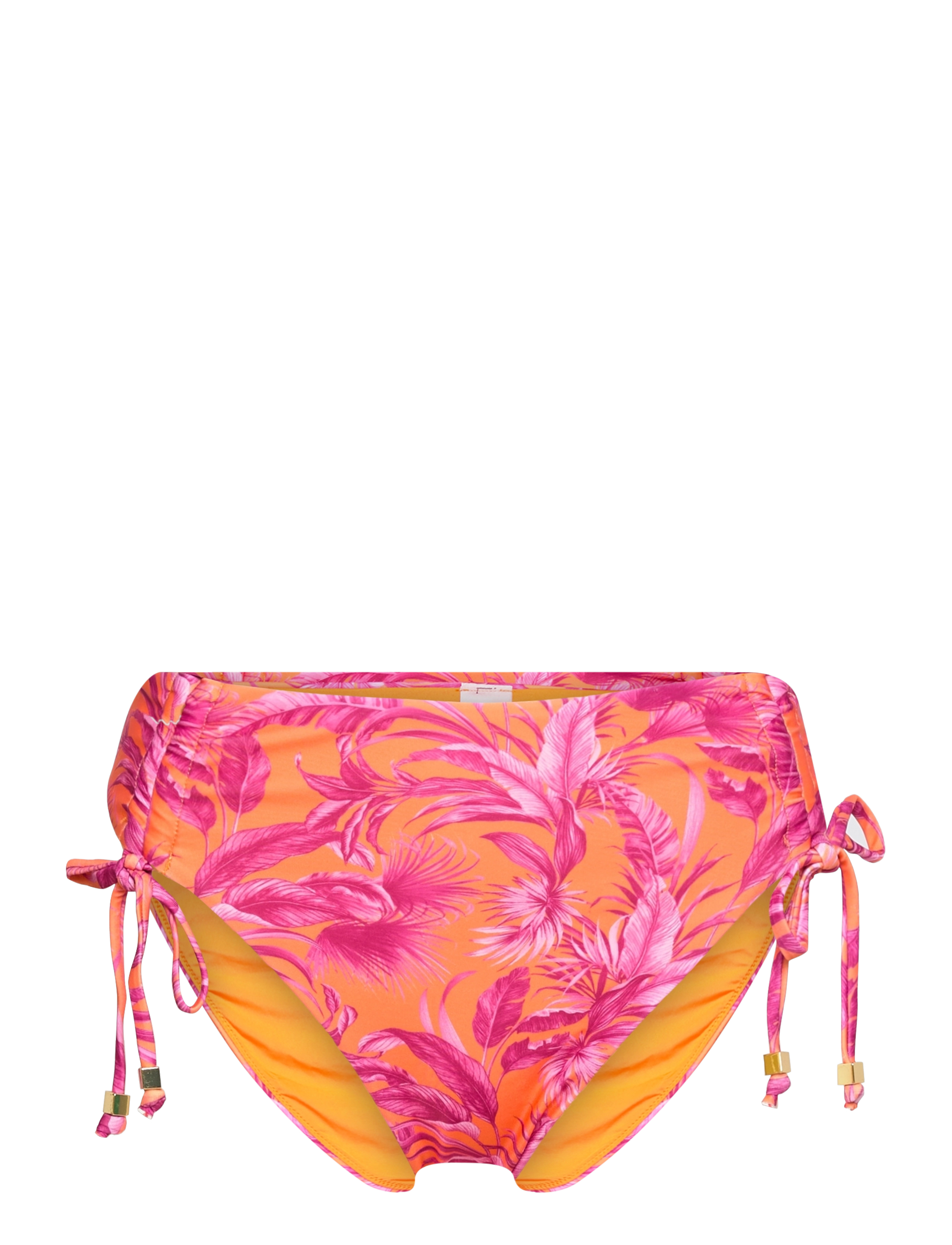 Hunkemöller Tulum high leg hw - Bademode - PINK / multi