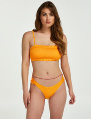 Hunkemöller - St.Lucia shirred high leg t - bikini-slips - orange - 2