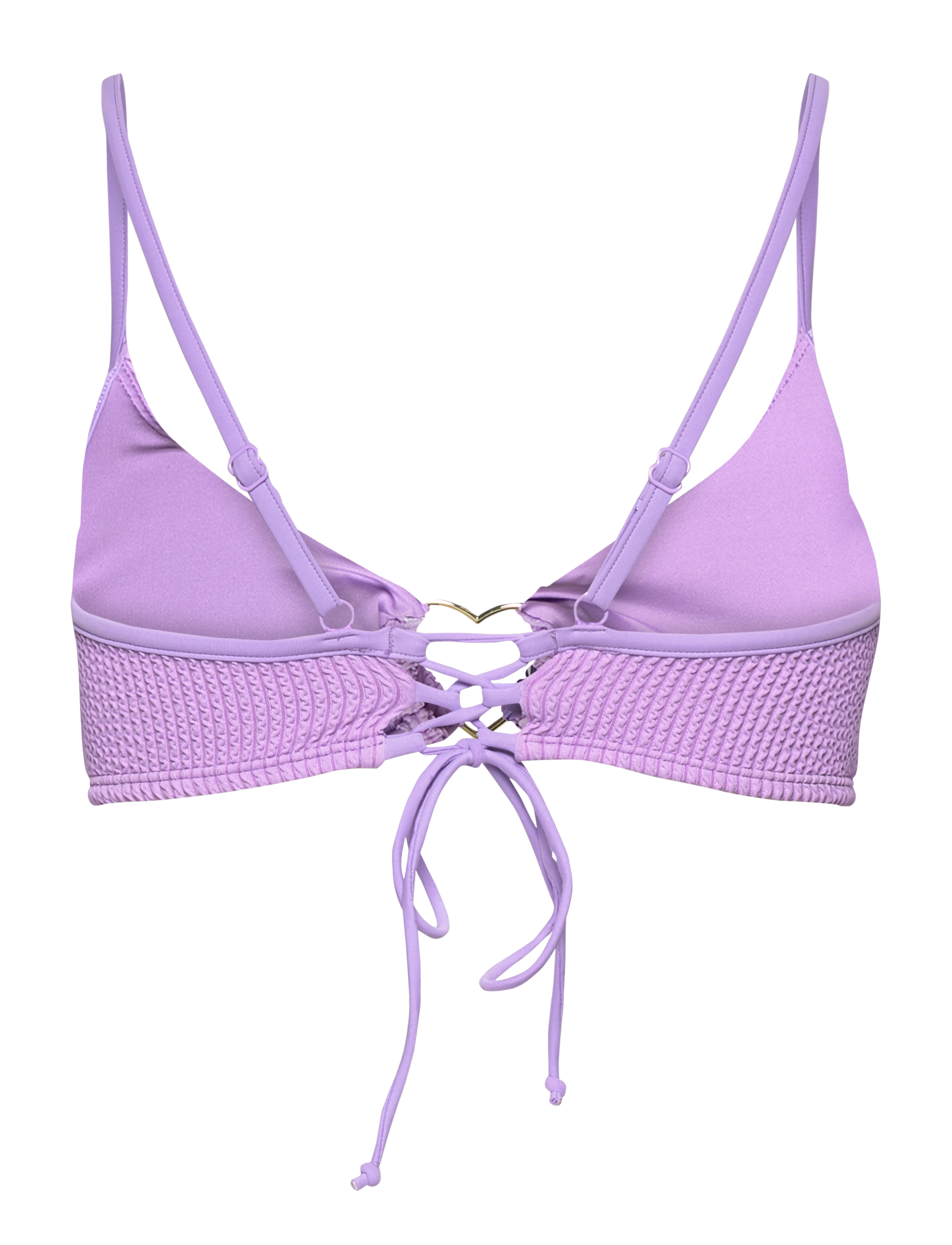 Hunkemöller - Crinkle heart croptop - lavendula - 1