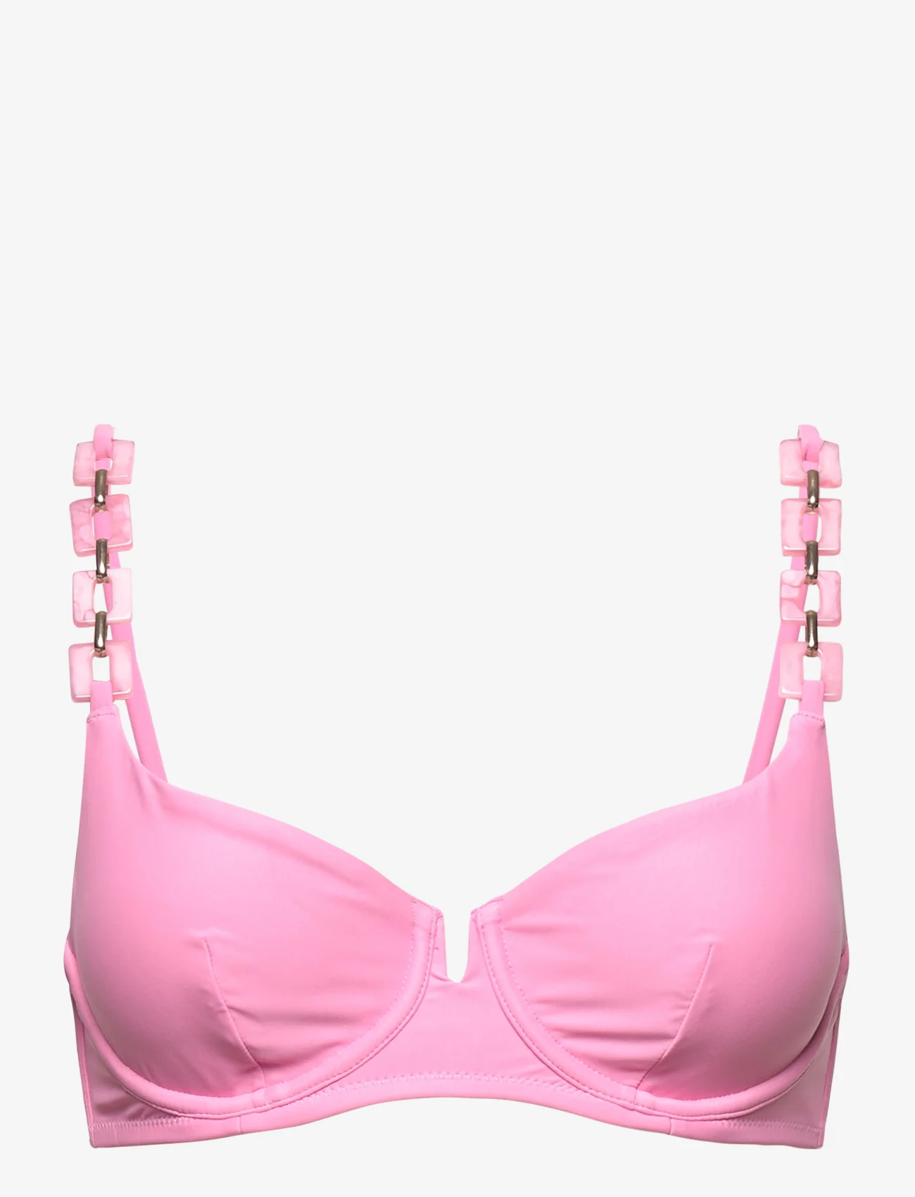 Hunkemöller - Aruba uf - bikini augšiņa ar lencēm - sea pink - 0