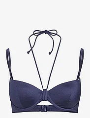 Hunkemöller - Luxe Shine pd - wired bikinitops - blue - 0