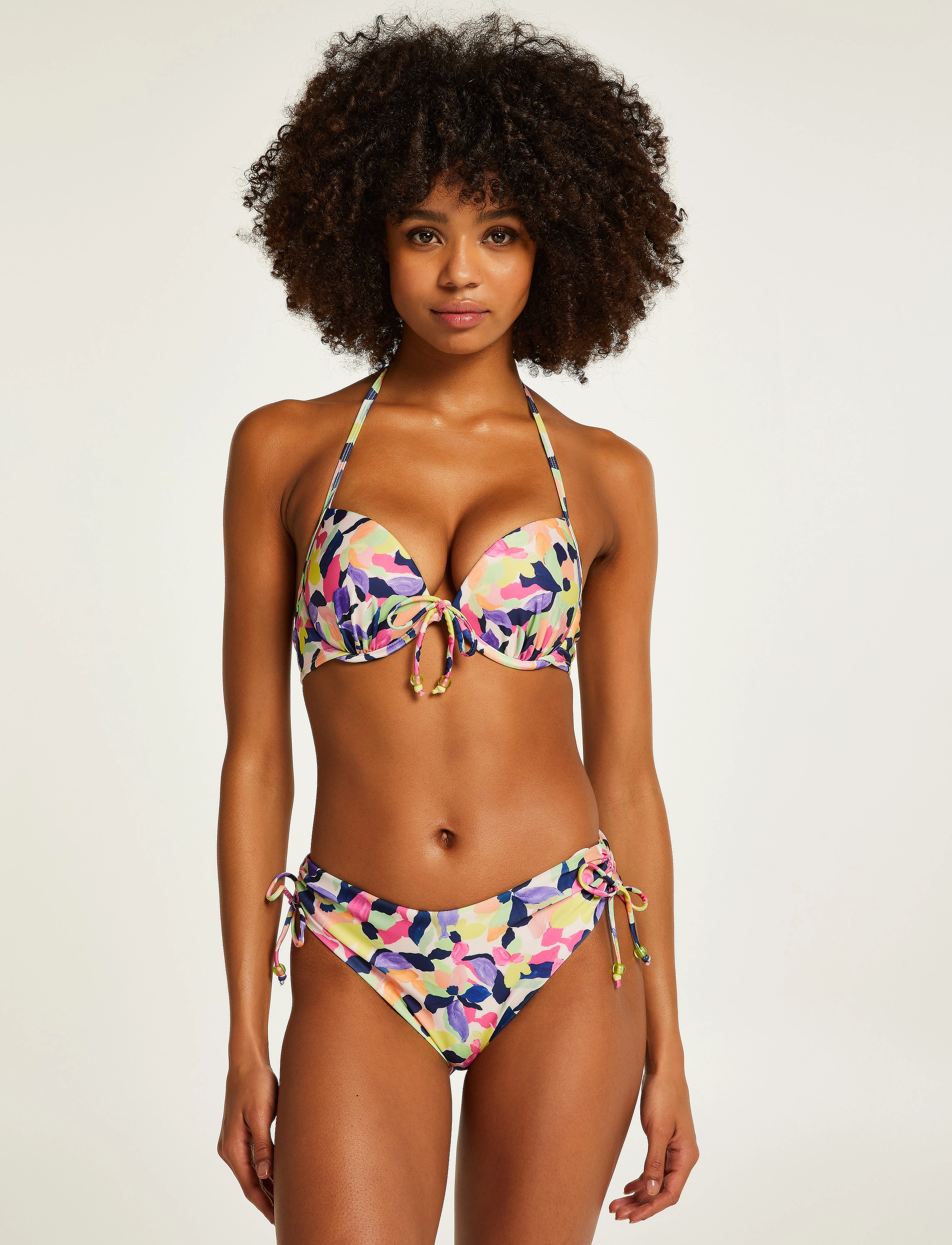 Hunkemöller - Hawaii pp push - push-up bikini - multi - 5