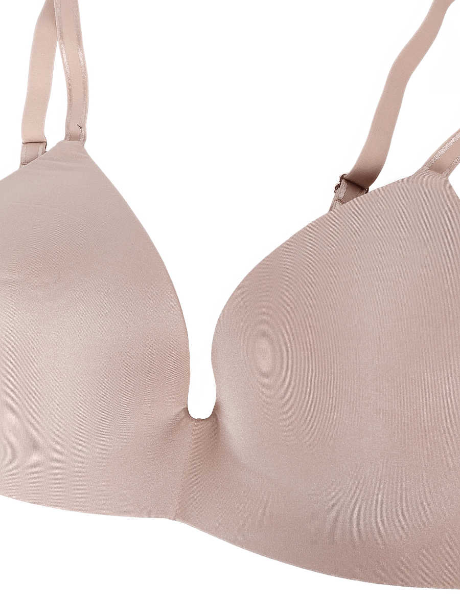 Hunkemöller - Mona Non Wired Low D Pu - bügellose bhs - rugby tan - 2