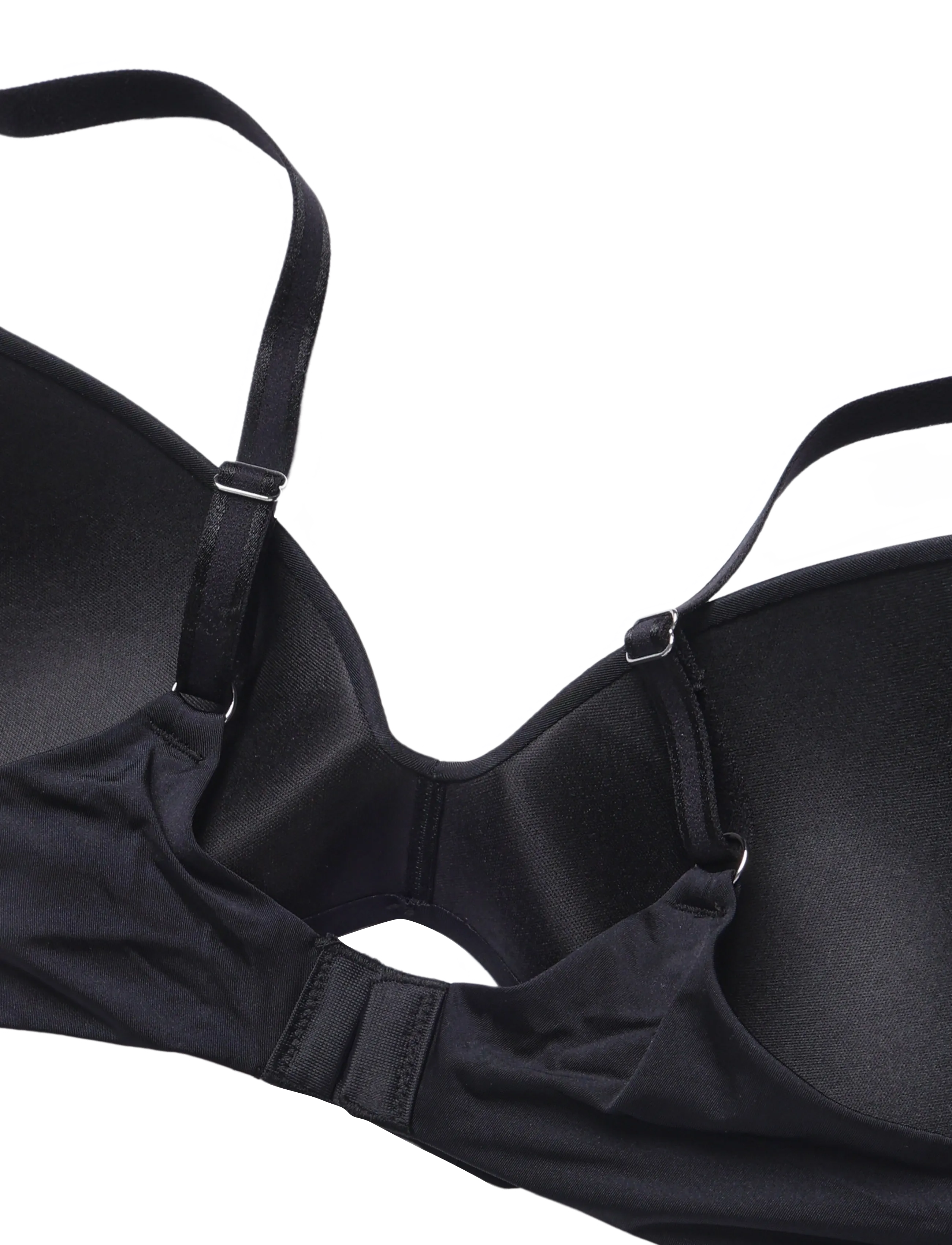 Hunkemöller - Mona Non Wired Low D Pu - caviar - 3