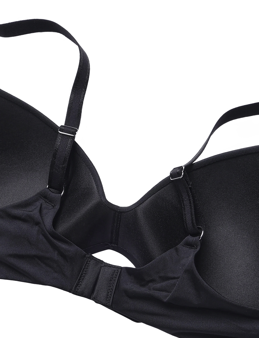 Hunkemöller - Mona Non Wired Low D Pu - caviar - 3