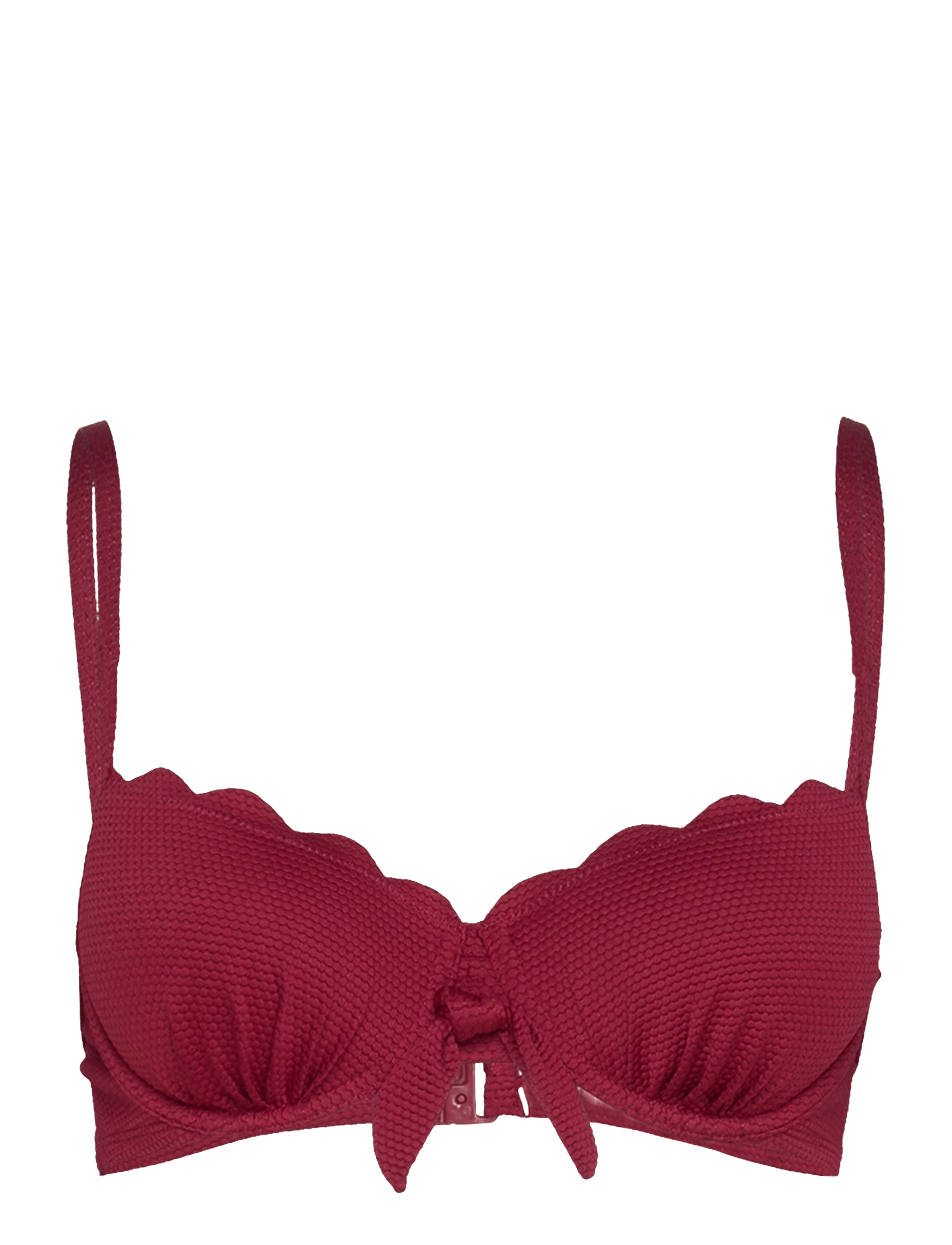 Hunkemöller - Scallop pd - bikini-oberteile mit bügel - rhubarb - 2