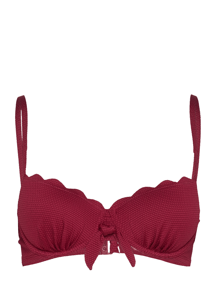 Hunkemöller - Scallop pd - stanik z fiszbinami bikini - rhubarb - 3