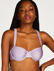 Hunkemöller - Aruba ub - bikini augšiņa ar lencēm - purple rose - 2
