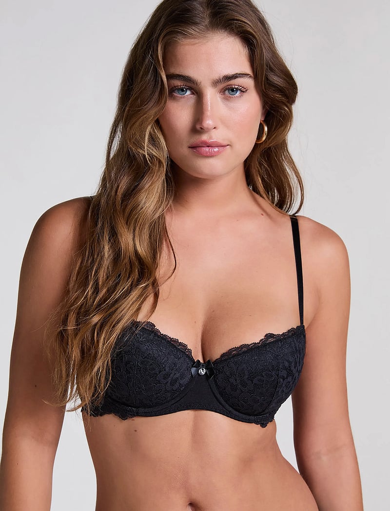 Hunkemöller - Marine Padded Underwired Bra - wired bras - caviar - 3