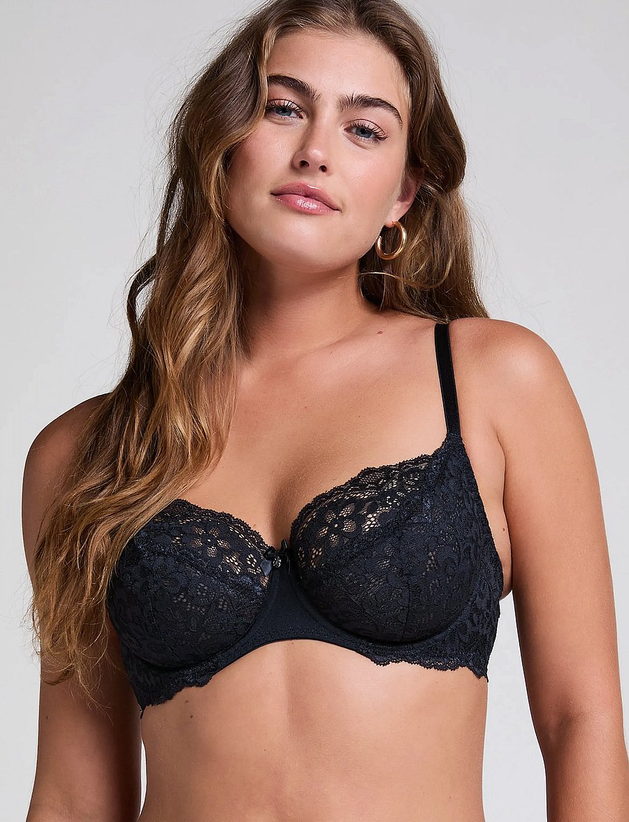 Hunkemöller - Marine Non-Padded Underwired Bra - traadiga rinnahoidjad - caviar - 0
