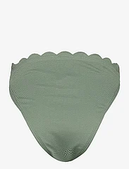 Hunkemöller - Scallop high leg hw - højtaljede bikiniunderdele - hedge green - 1