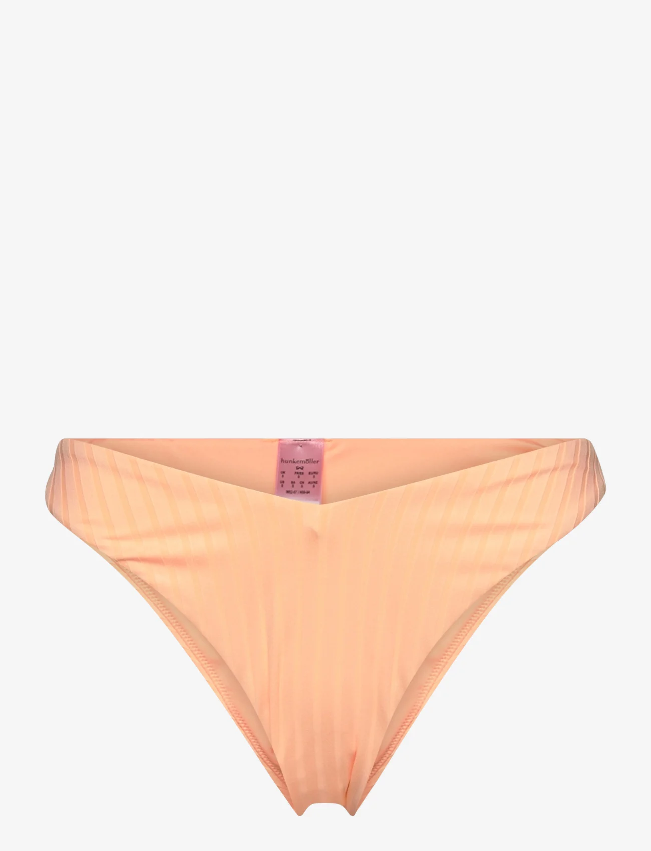 Hunkemöller - Gili rib high leg r - majtki bikini - orange - 0