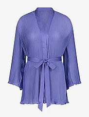 Hunkemöller - Kimono Chiffon Plisse - plus size & curvy - blue iris - 0