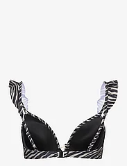 Hunkemöller - Zebra pp - trīsstūra bikini augšiņa - taupe - 1