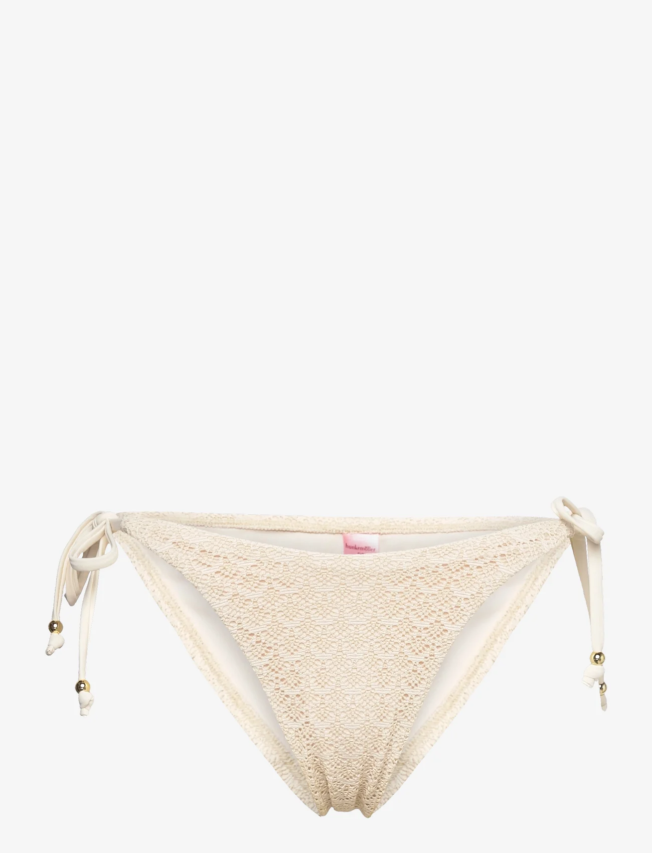 Hunkemöller - Crochet high leg t - solmittavat bikinihousut - off white - 0