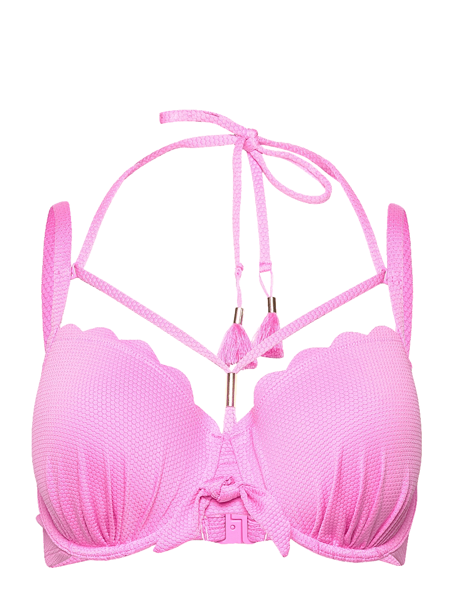 Hunkemöller - Scallop pd - bikinitoppe med bøjle - hot orchid - 1