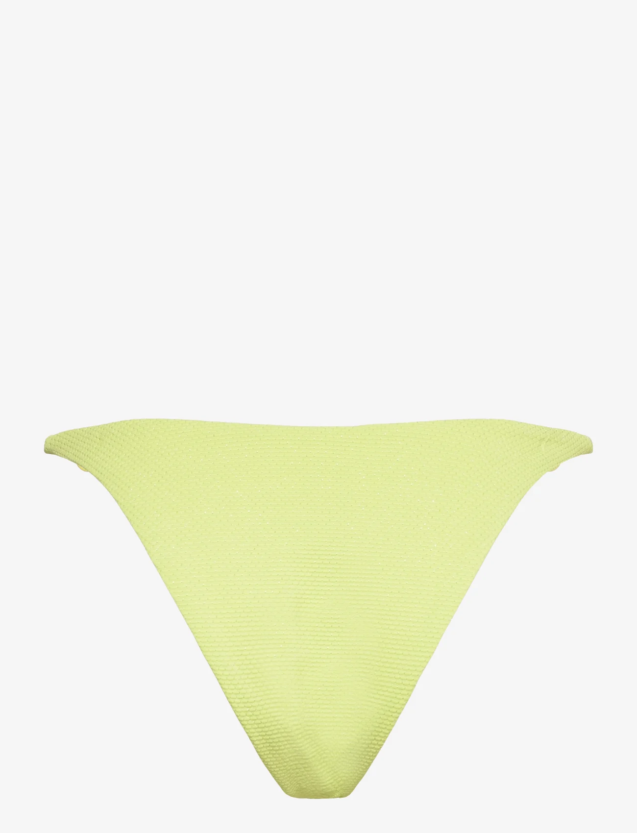 Hunkemöller - Fiji lurex high leg r - korkeavyötäröiset bikinihousut - lime green - 1
