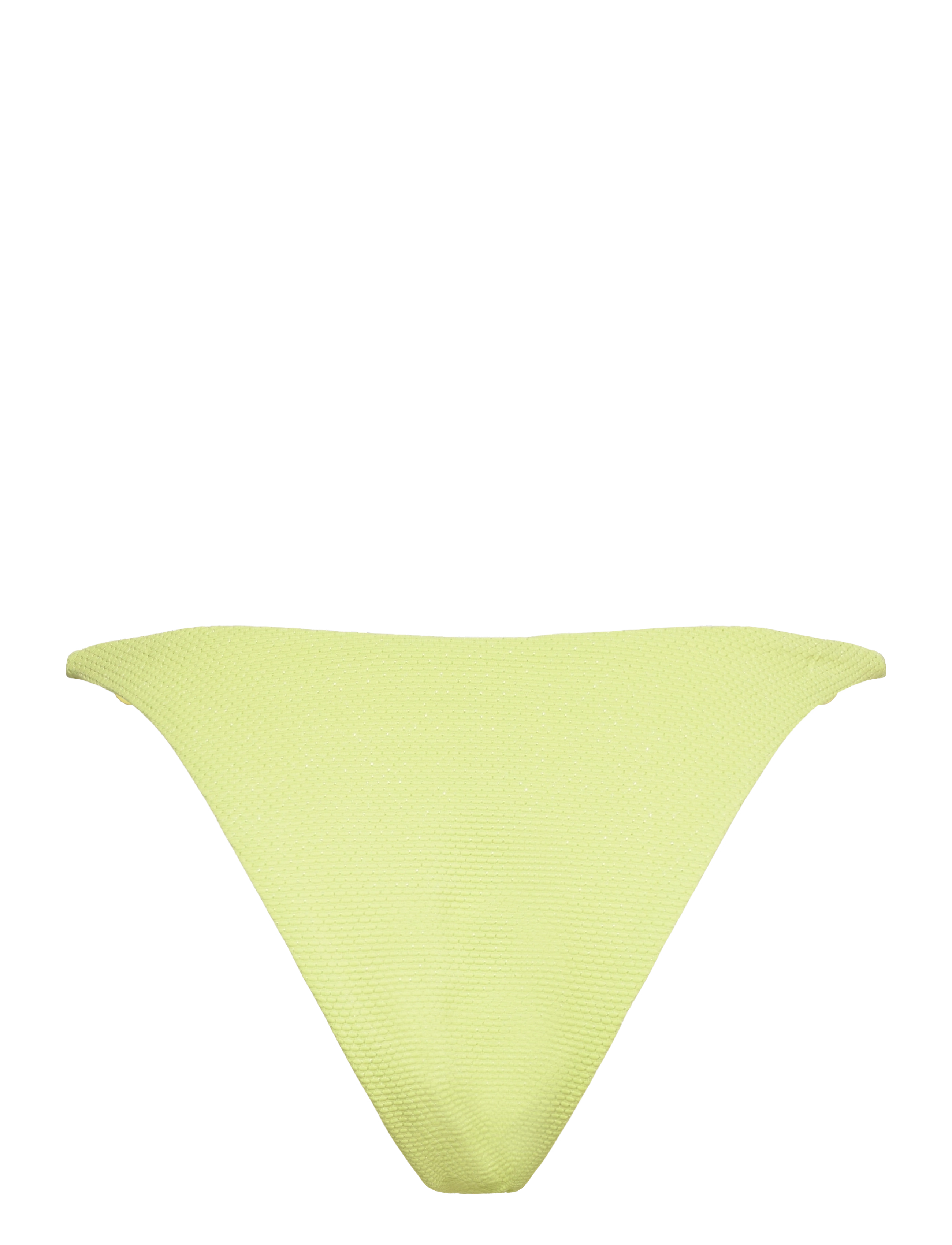 Hunkemöller - Fiji lurex high leg r - højtaljede bikinitrusser - lime green - 2