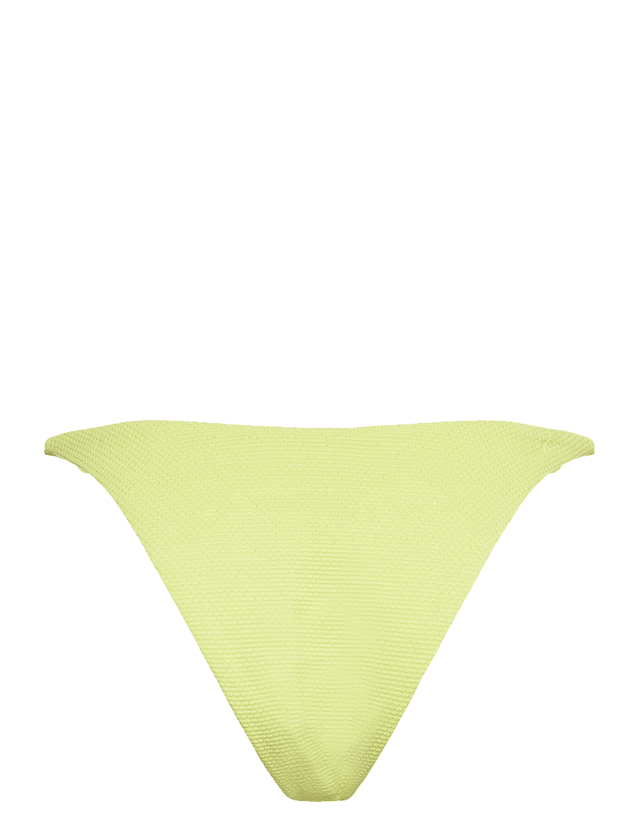 Hunkemöller - Fiji lurex high leg r - højtaljede bikinitrusser - lime green - 2