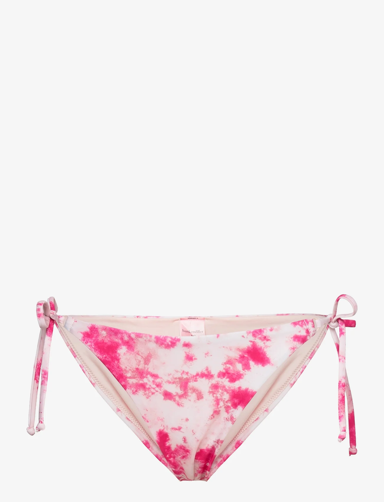 Hunkemöller - Tie Dye highleg cheeky h - bikinis mit seitenbändern - pink - 0