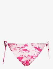 Hunkemöller - Tie Dye highleg cheeky h - bikinis mit seitenbändern - pink - 1