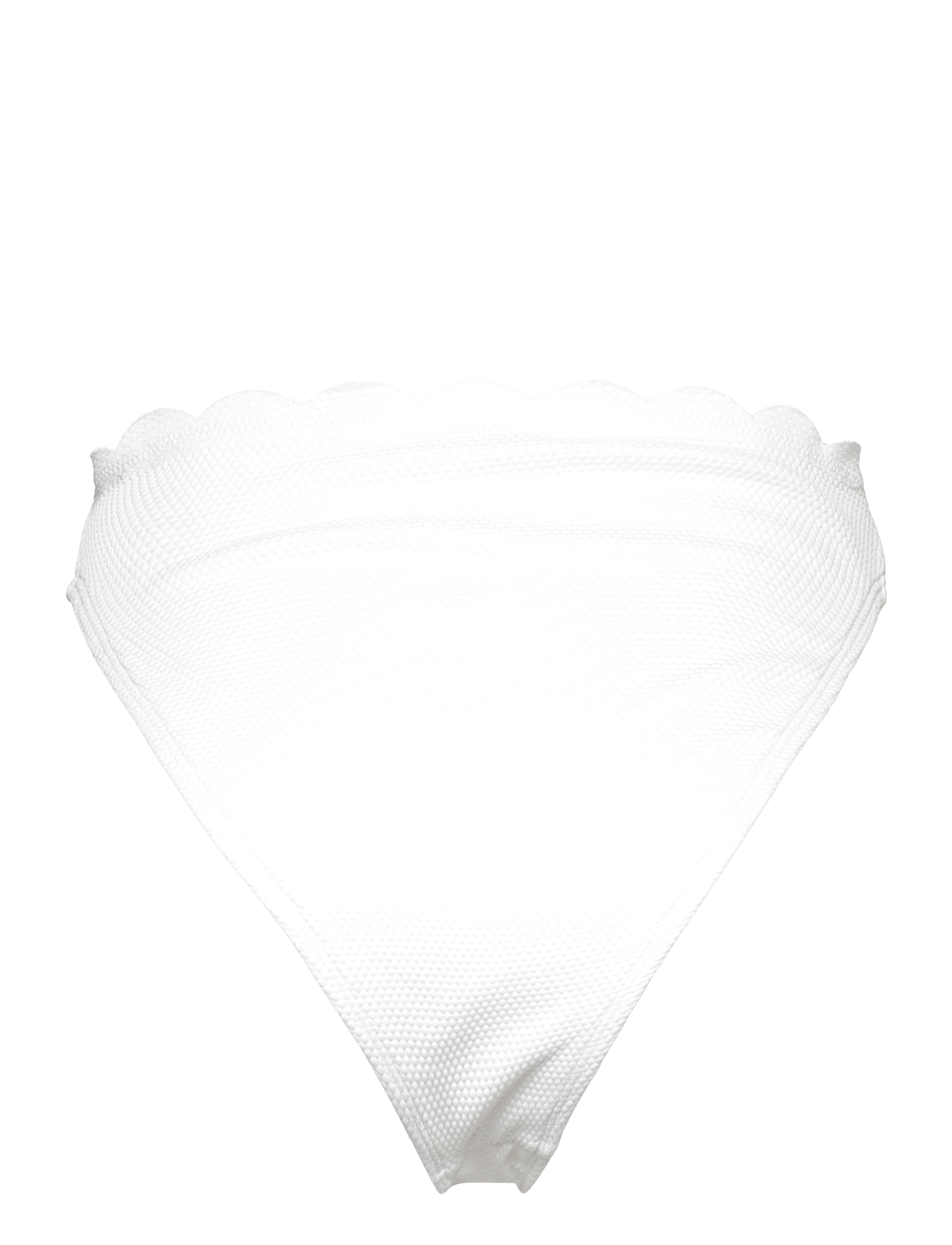 Hunkemöller - Scallop high leg hw - white - 1