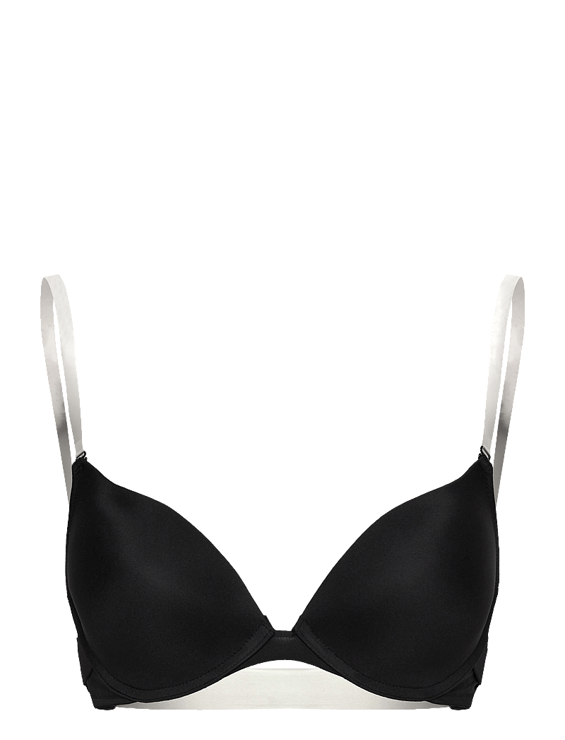 Hunkemöller - Transparent back bra pp push - soutiens-gorge push up - caviar - 1