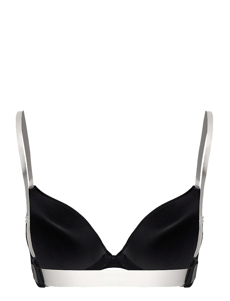 Hunkemöller - Transparent back bra pp push - soutiens-gorge push up - caviar - 2