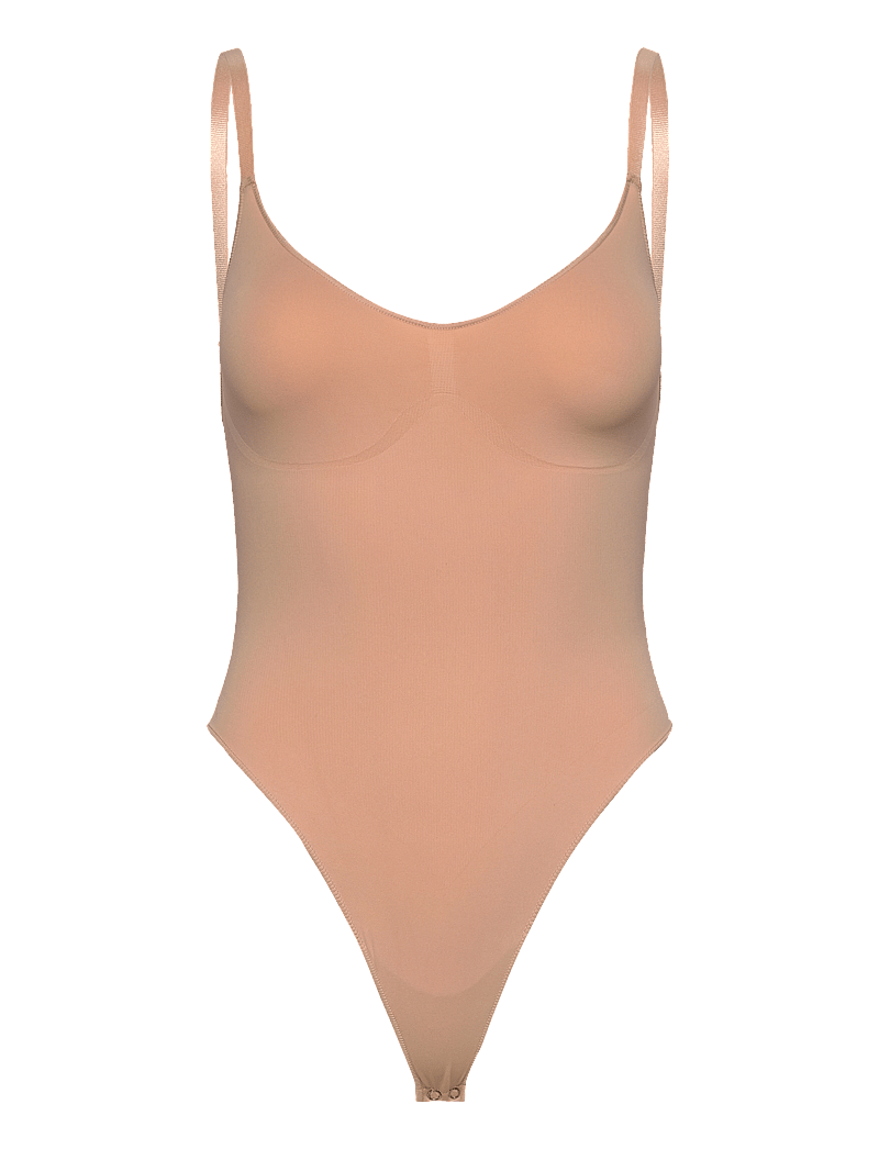 Hunkemöller - Smls HL string body - bodies - rugby tan - 1