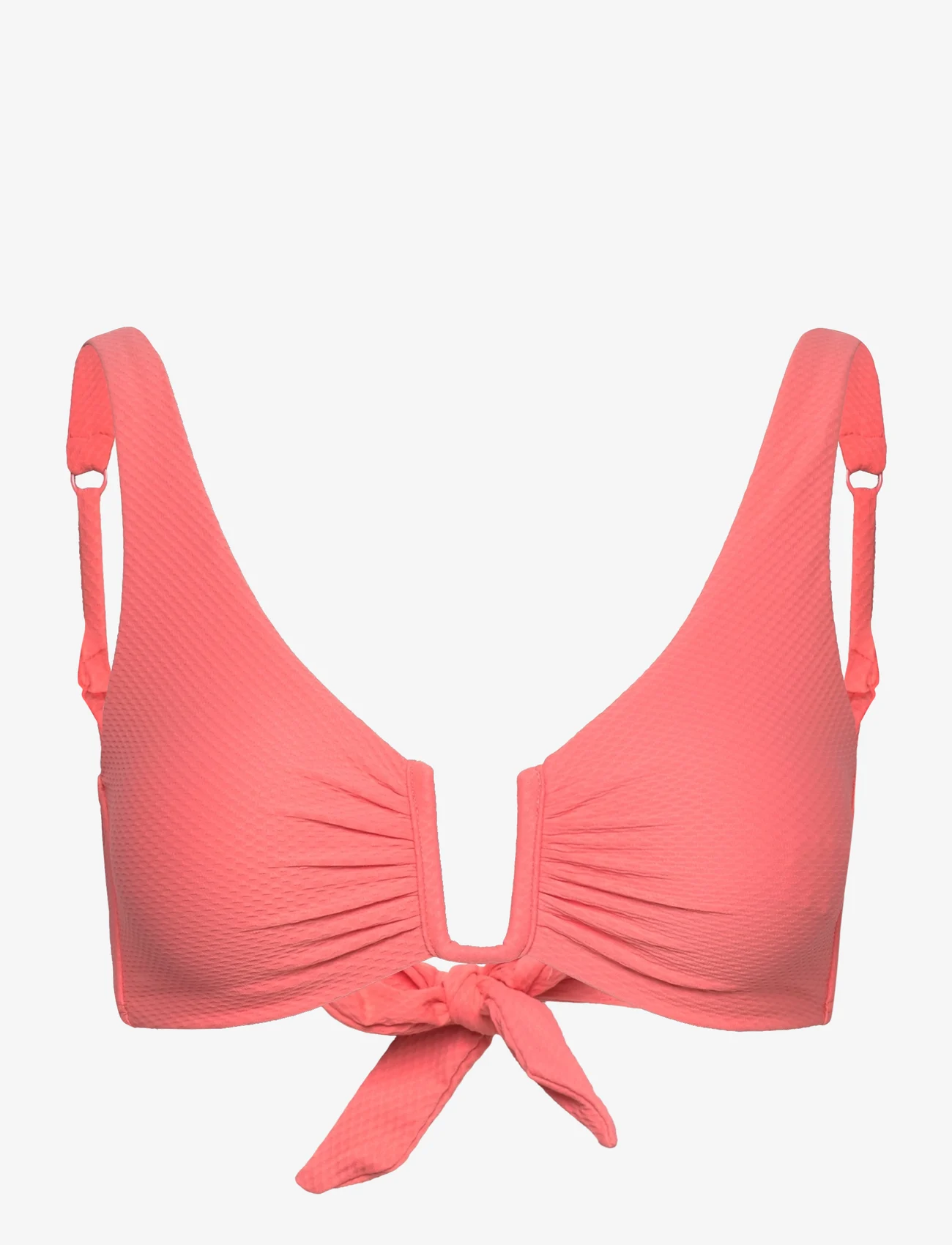 Hunkemöller - Peachy croptop - triangle bikini - coral - 0