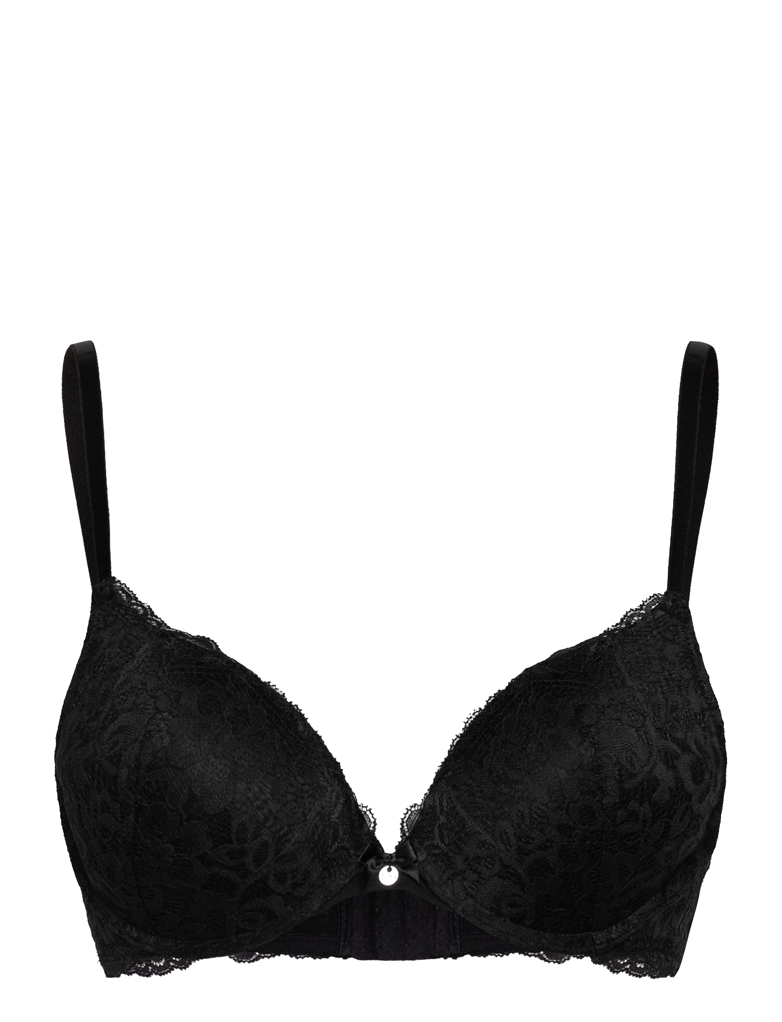 HUNKEMÖLLER Marine Gefüttert Push-Up Underwired BH Schwarz - Cx75 - Damen