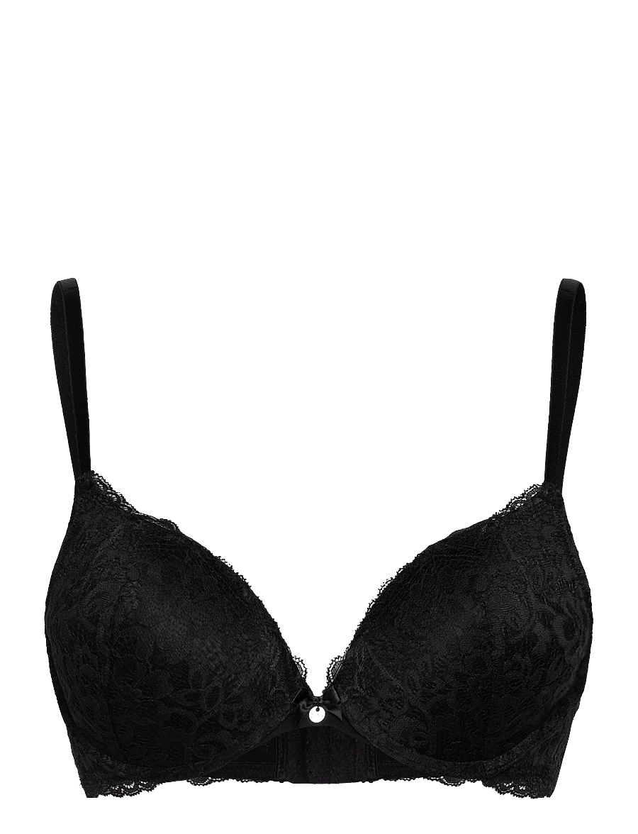 Hunkemöller - Marine Padded Push-Up Underwired Bra - bügel-bh - caviar - 1