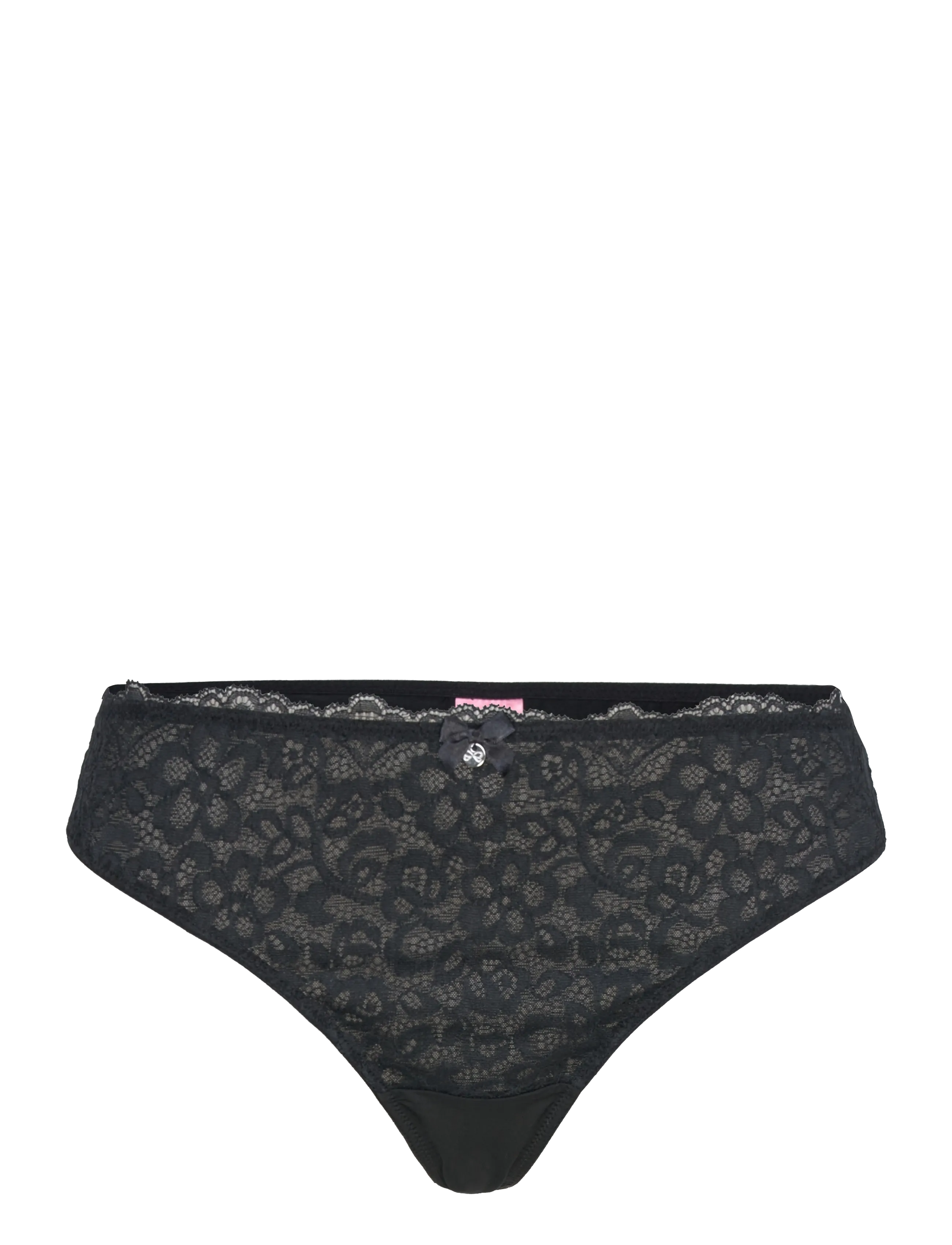Hunkemöller Marine Thong - Ondergoed - CAVIAR / black