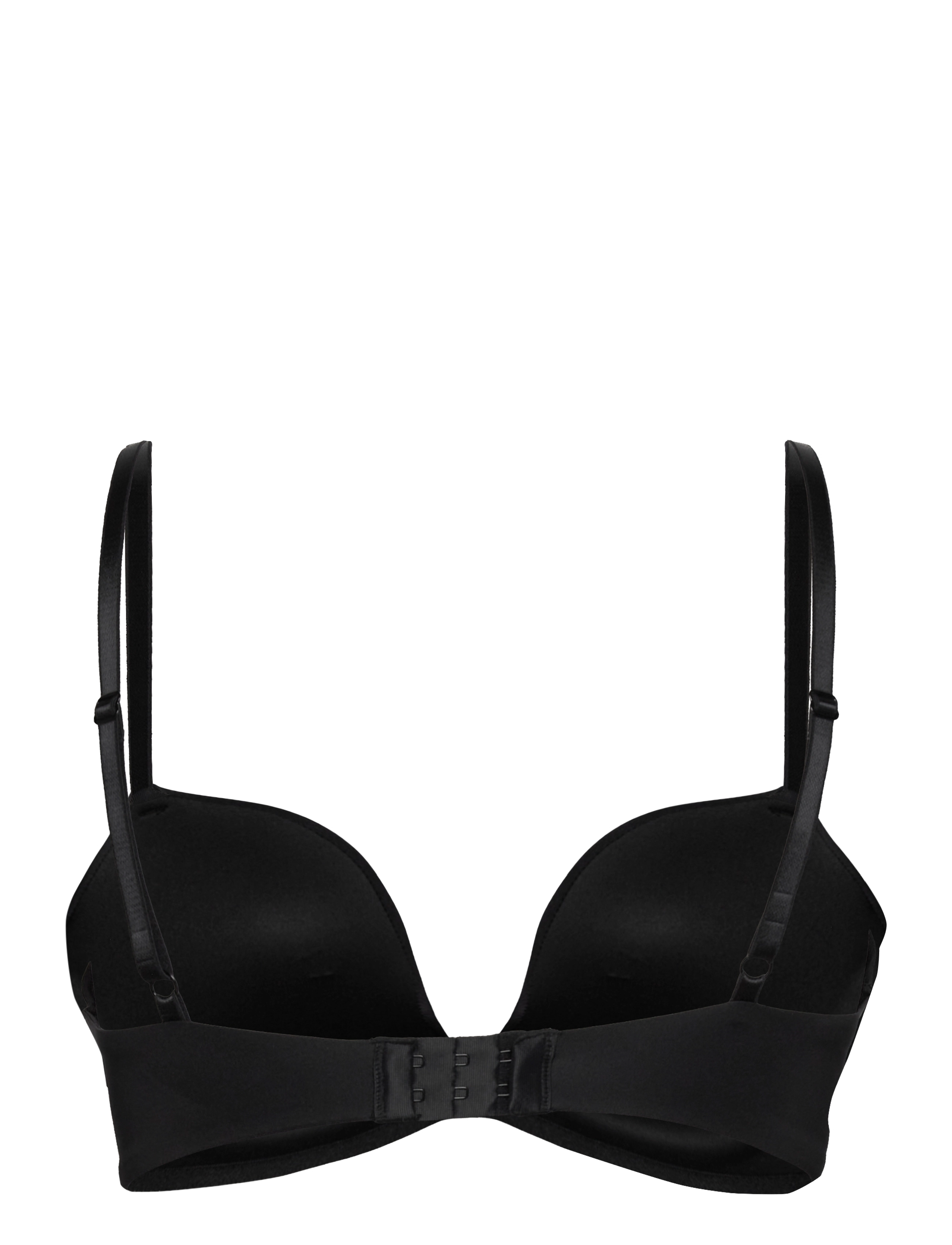 Hunkemöller - Deep-V Padded Underwired Push-Up Bra - push-up bh:ar - caviar - 2