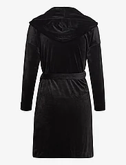 Hunkemöller - Robe Short Velours Hood - laagste prijzen - black - 2