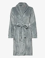 Robe Short Fleece Embossed Rib - LEAD
