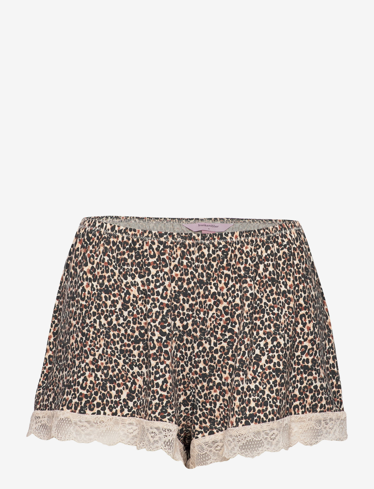 Hunkemöller - PJ CAMI SHORT VISCOSE LEOPARD - tapioca - 3