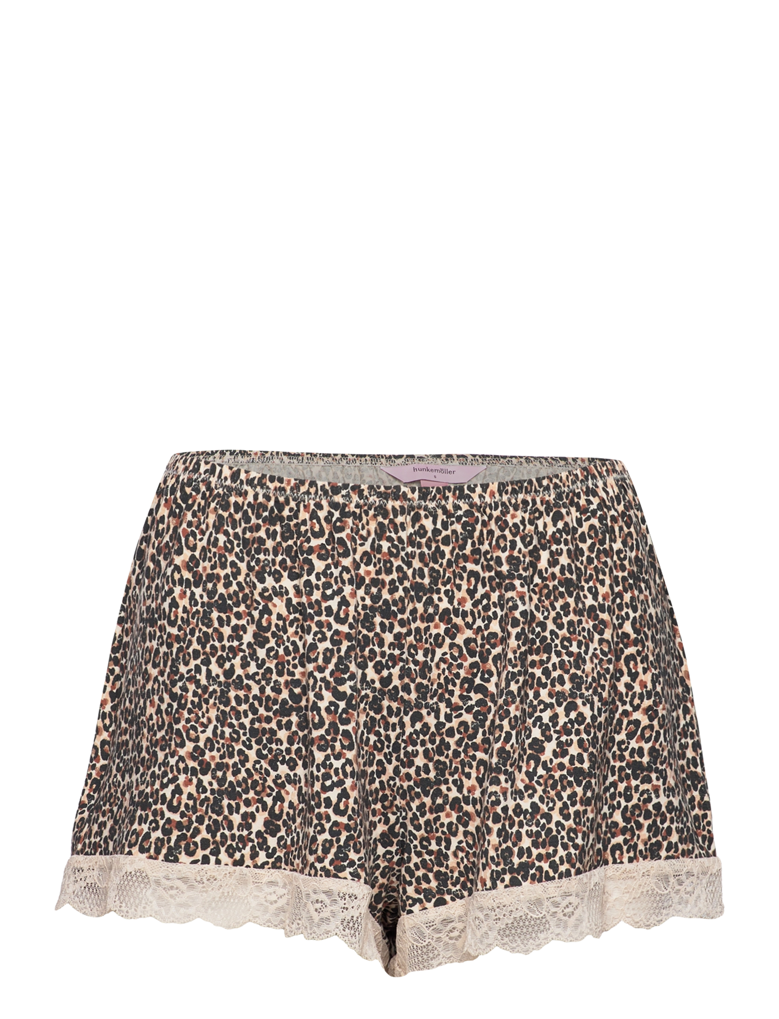 Hunkemöller - PJ CAMI SHORT VISCOSE LEOPARD - tapioca - 3