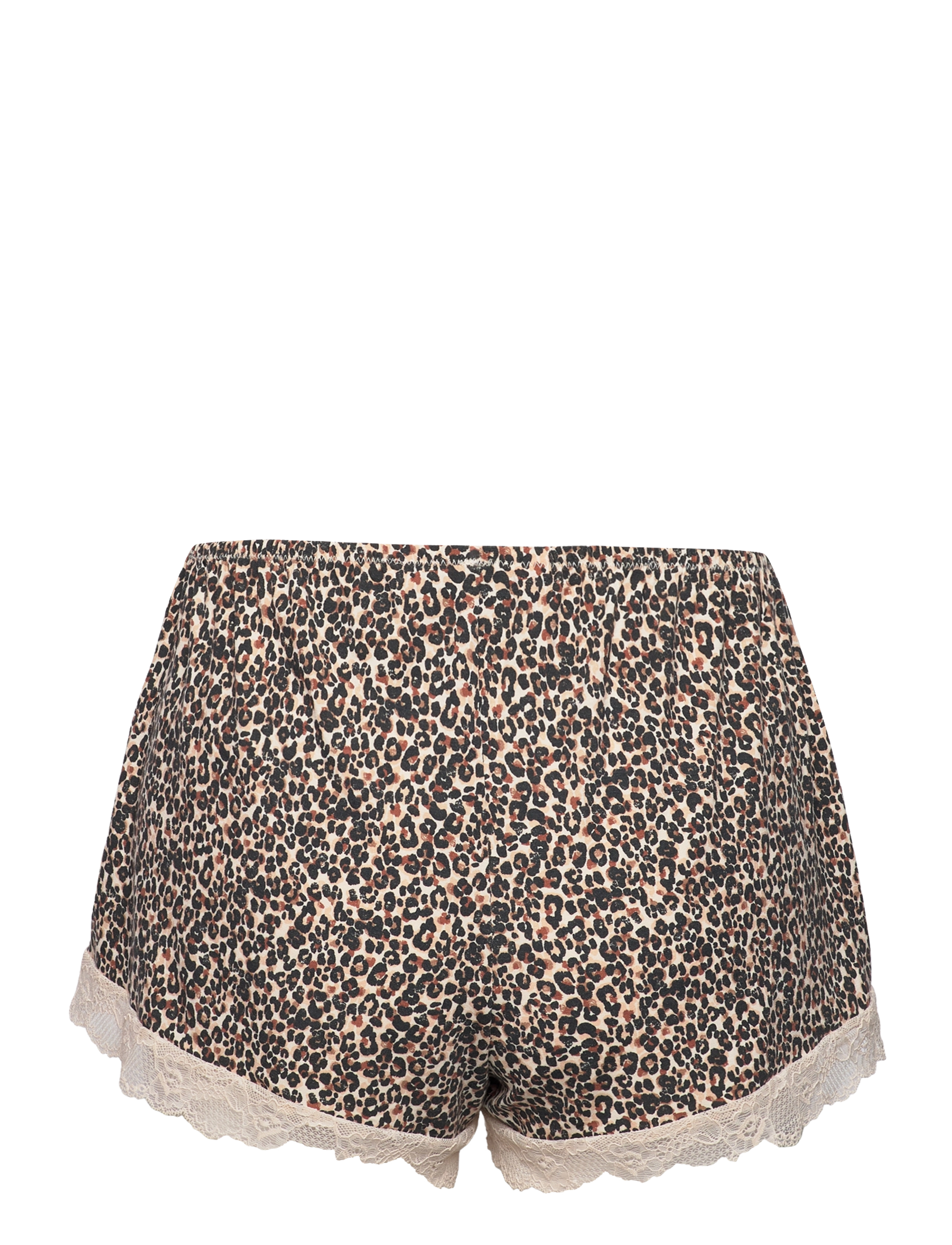 Hunkemöller - PJ CAMI SHORT VISCOSE LEOPARD - tapioca - 4