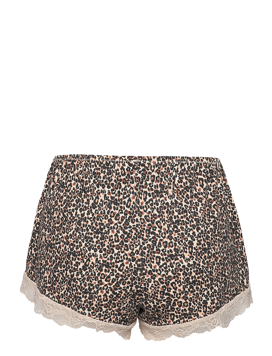 Hunkemöller - PJ CAMI SHORT VISCOSE LEOPARD - tapioca - 4