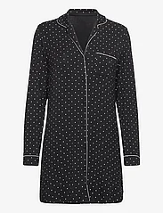 Hunkemöller - Shirtdress LS Jersey Dots - lowest prices - black - 0