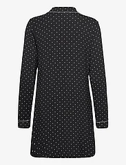 Hunkemöller - Shirtdress LS Jersey Dots - laagste prijzen - black - 1